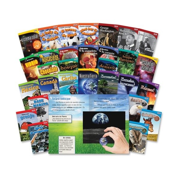Shell Education Teacher Created Materials Informational Text Set, Spanish, Grade 2, 30 BK/ST, 30PK SHL18390 - main